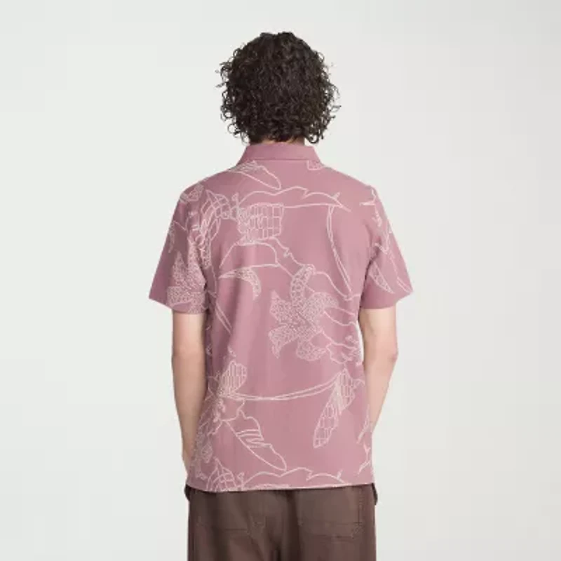 VOLCOM Mens Regular Fit Short Sleeve Polo Shirt