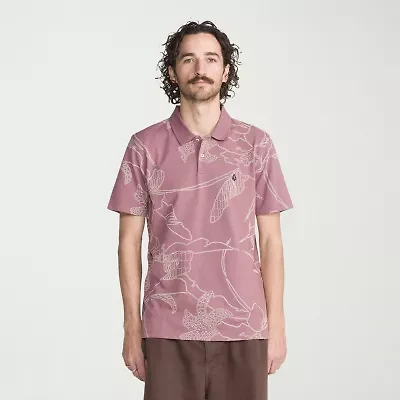 VOLCOM Mens Regular Fit Short Sleeve Polo Shirt