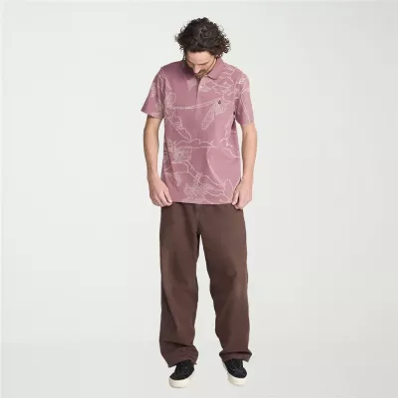 VOLCOM Mens Regular Fit Short Sleeve Polo Shirt