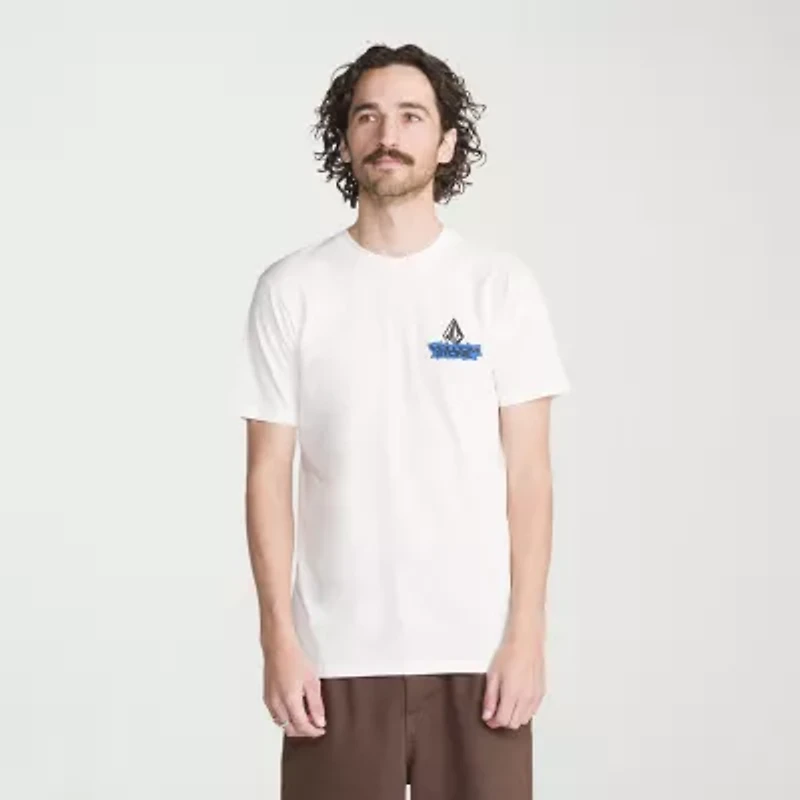 VOLCOM Mens Crew Neck Short Sleeve Regular Fit Graphic T-Shirt