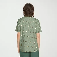 VOLCOM Mens Short Sleeve Regular Fit Button-Down Shirt