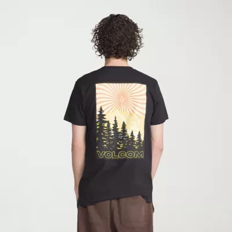VOLCOM Mens Crew Neck Short Sleeve Regular Fit Graphic T-Shirt