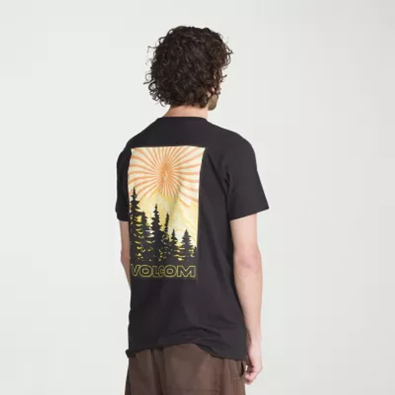 VOLCOM Mens Crew Neck Short Sleeve Regular Fit Graphic T-Shirt
