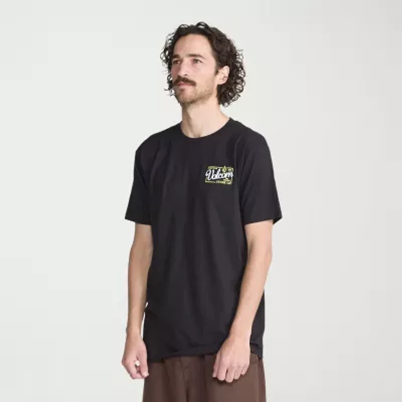 VOLCOM Mens Crew Neck Short Sleeve Regular Fit Graphic T-Shirt