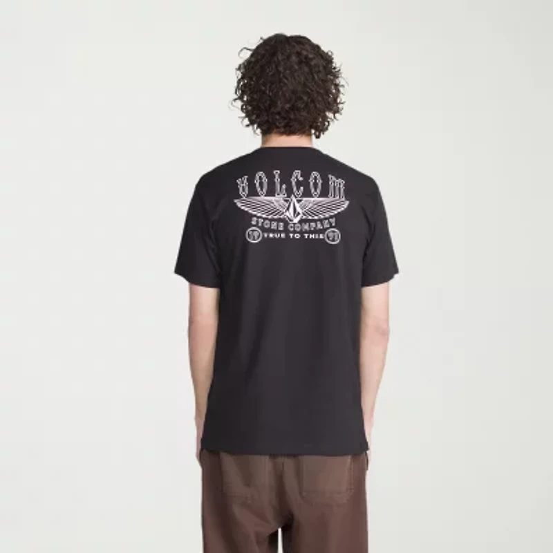 VOLCOM Mens Crew Neck Short Sleeve Regular Fit Graphic T-Shirt