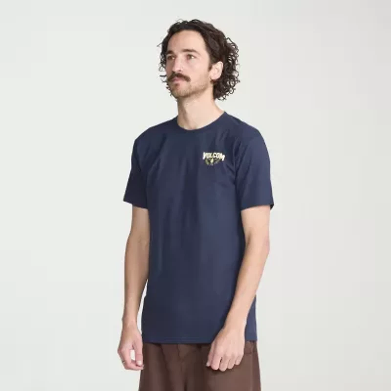 VOLCOM Mens Crew Neck Short Sleeve Regular Fit Graphic T-Shirt