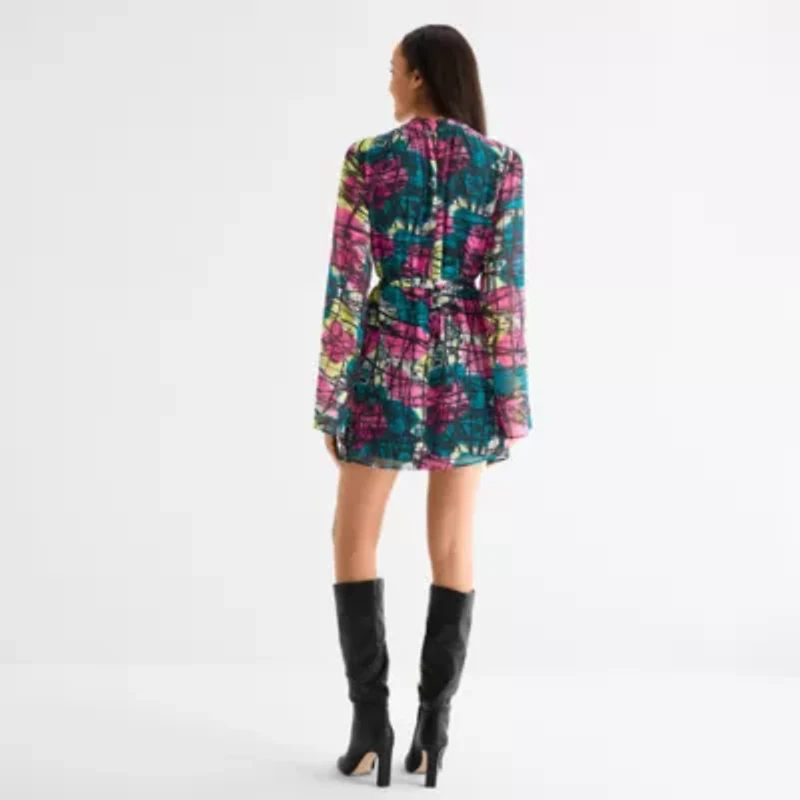 Hope & Wonder Black History Month Womens Long Sleeve A-Line Dress