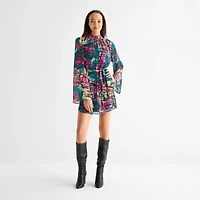 Hope & Wonder Black History Month Womens Long Sleeve A-Line Dress