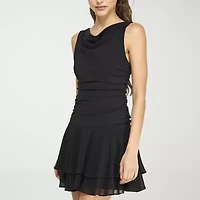 belle vie Womens Sleeveless Drop Waist Dress
