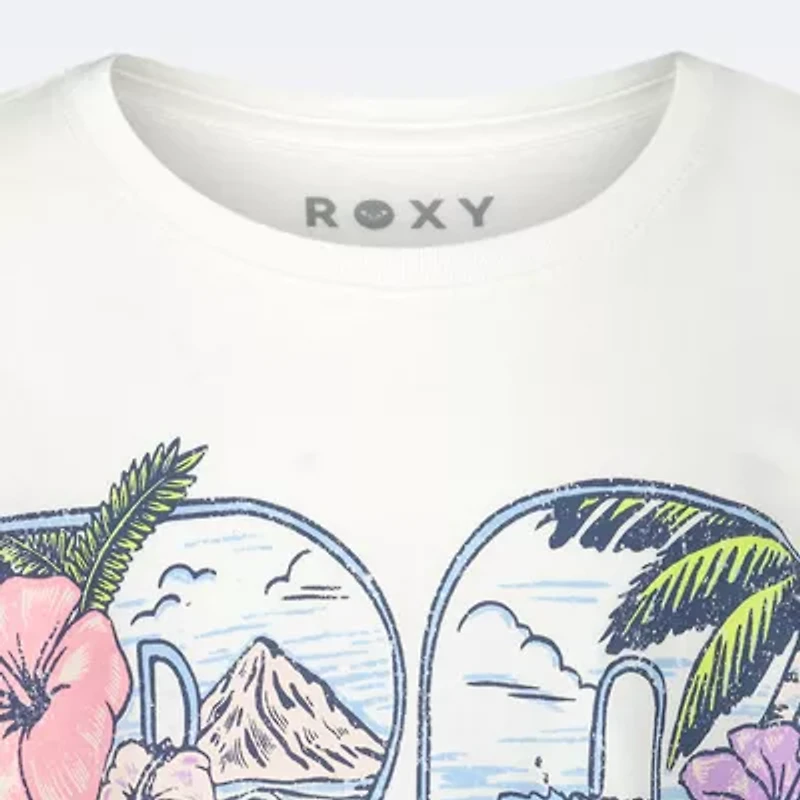 Roxy Big Kid Girls Crew Neck Short Sleeve Graphic T-Shirt