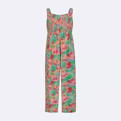 Roxy Big Kid Girls Straight Neck Sleeveless Jumpsuit