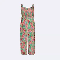 Roxy Big Kid Girls Straight Neck Sleeveless Jumpsuit