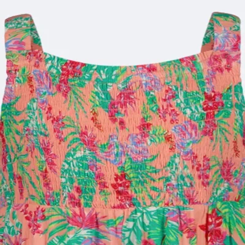 Roxy Big Kid Girls Straight Neck Sleeveless Jumpsuit