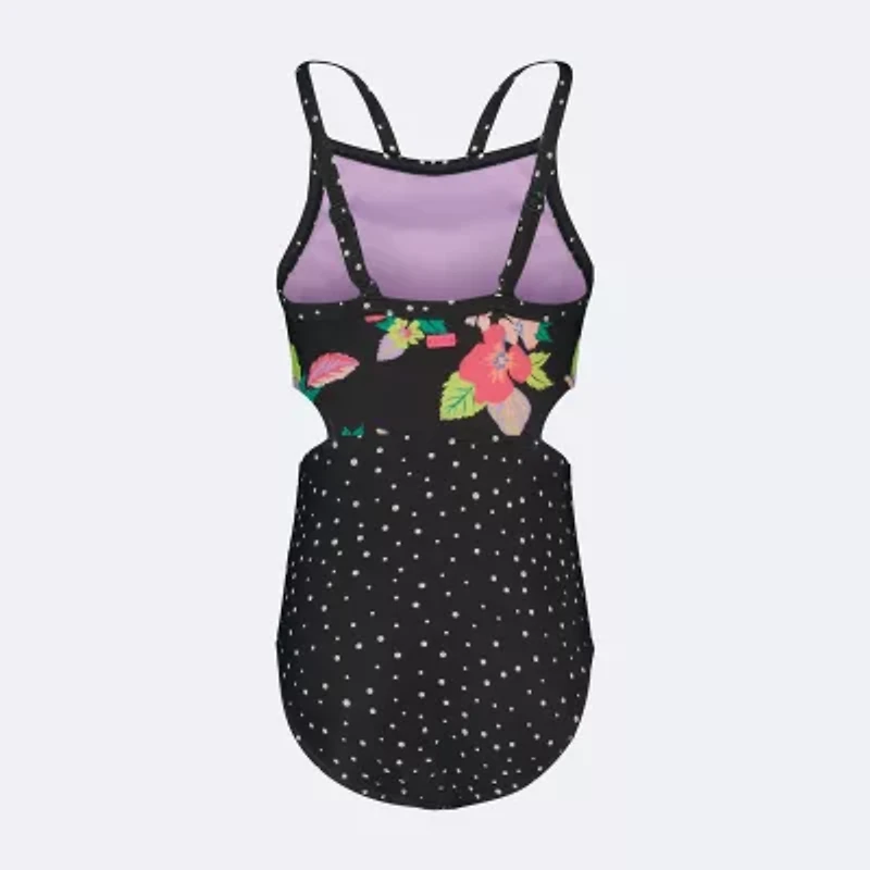 Roxy Big Kid Girls Floral One Piece Swimsuit