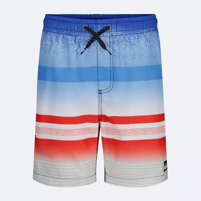 Quiksilver Big Kid Boys Striped Swim Trunks