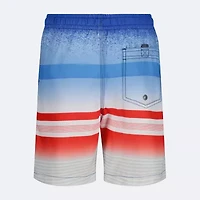 Quiksilver Big Kid Boys Striped Swim Trunks