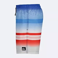 Quiksilver Big Kid Boys Striped Swim Trunks
