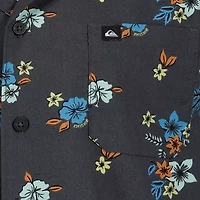 Quiksilver Big Kid Boys Short Sleeve Regular Fit Button-Down Shirt