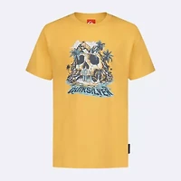 Quiksilver Big Kid Boys Crew Neck Short Sleeve Regular Fit Graphic T-Shirt