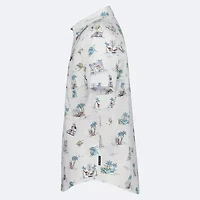 Quiksilver Big Kid Boys Short Sleeve Regular Fit Button-Down Shirt