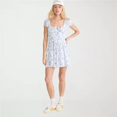 AEROPOSTALE Womens Juniors Short Sleeve Sundress