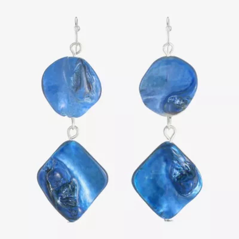 Mixit Womens Drop Earrings