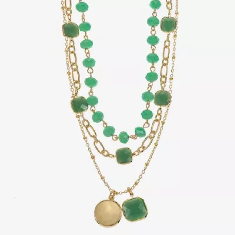 Liz Claiborne Womens 17 Inch Collar Necklace