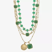 Liz Claiborne Womens 17 Inch Collar Necklace