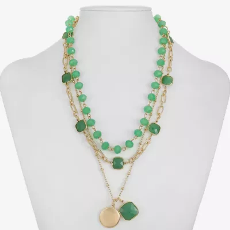 Liz Claiborne Womens 17 Inch Collar Necklace