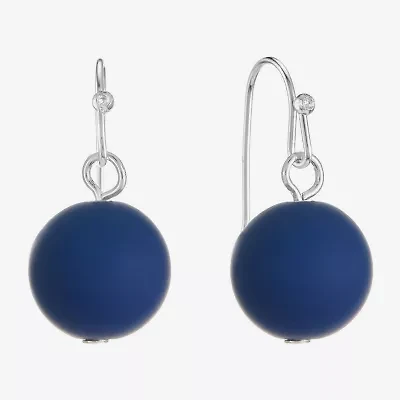 Liz Claiborne Womens Round Drop Earrings