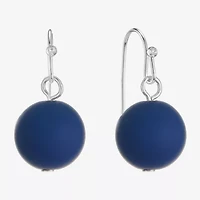 Liz Claiborne Womens Round Drop Earrings