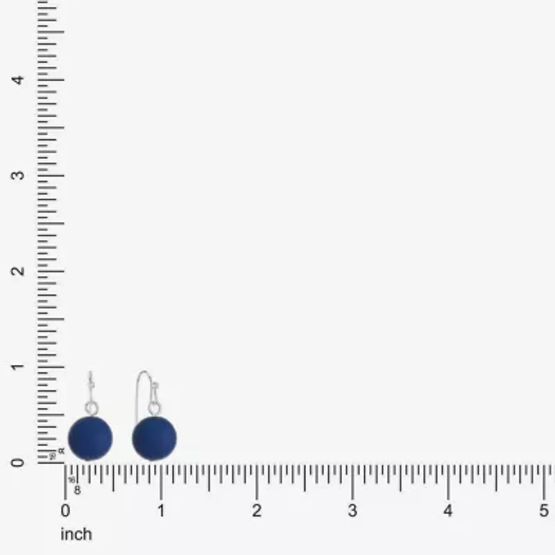 Liz Claiborne Womens Round Drop Earrings