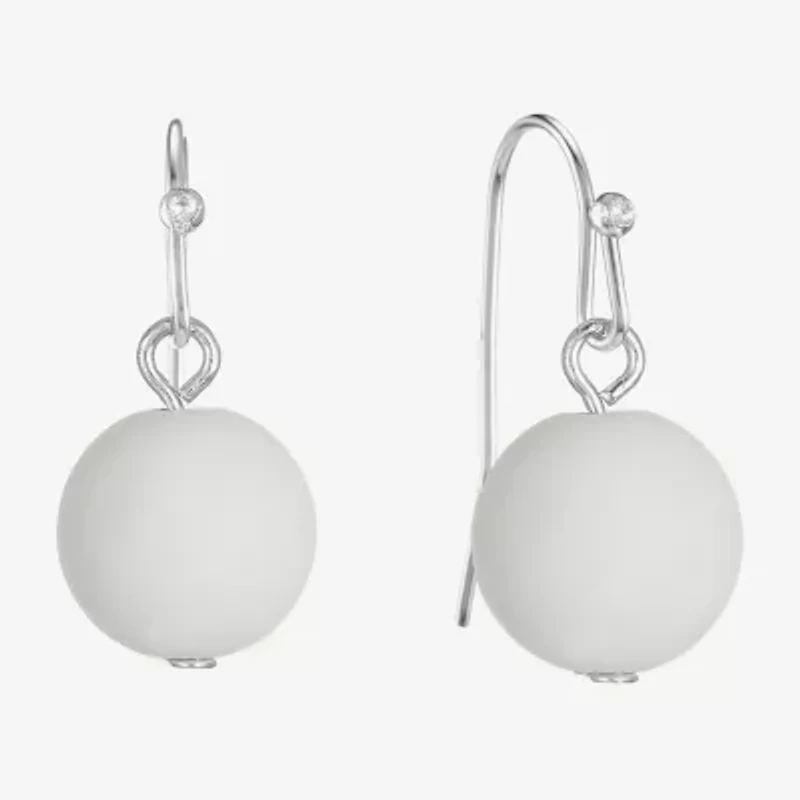 Liz Claiborne Womens Round Drop Earrings