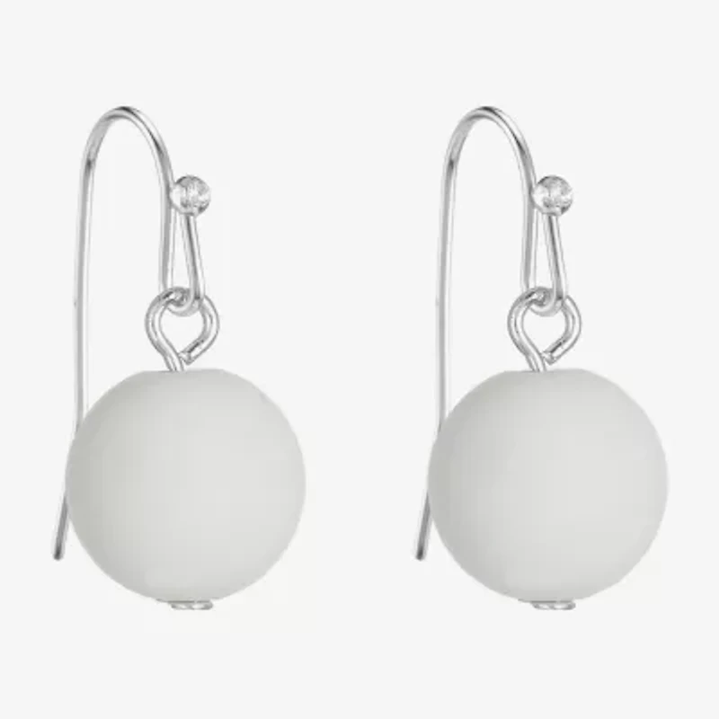 Liz Claiborne Womens Round Drop Earrings