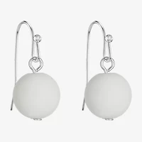 Liz Claiborne Womens Round Drop Earrings