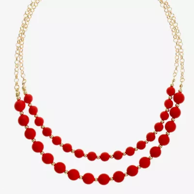 Liz Claiborne Womens 18 Inch Strand Necklace