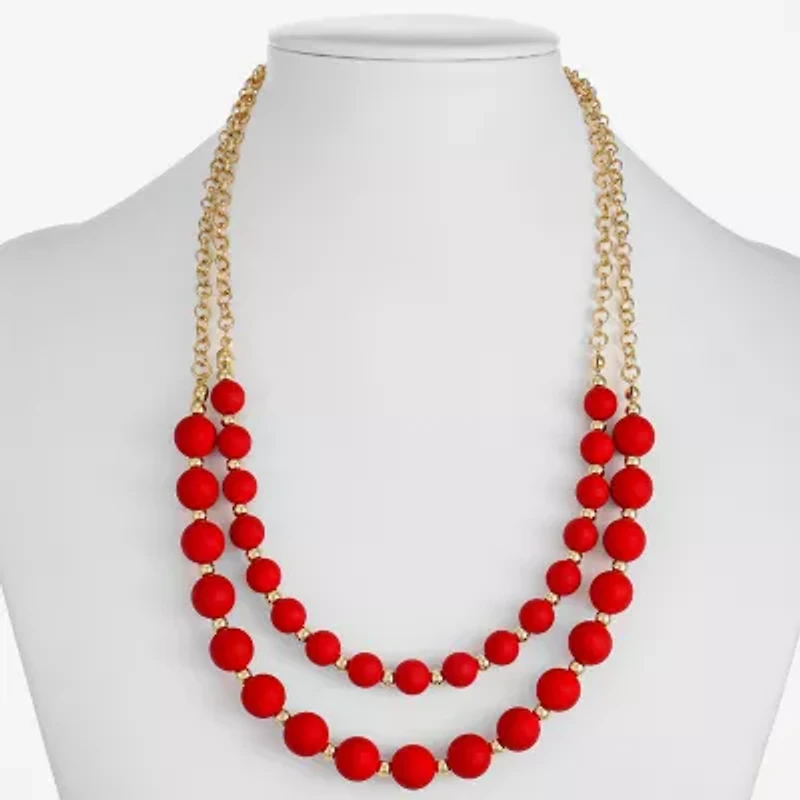 Liz Claiborne Womens 18 Inch Strand Necklace