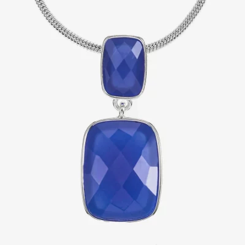 Liz Claiborne Womens Inch Pendant Necklace