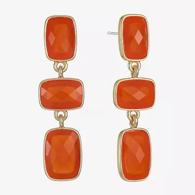 Liz Claiborne Womens Hypoallergenic Drop Earrings