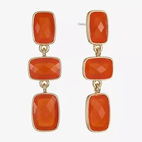 Liz Claiborne Womens Hypoallergenic Drop Earrings