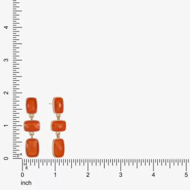 Liz Claiborne Womens Hypoallergenic Drop Earrings