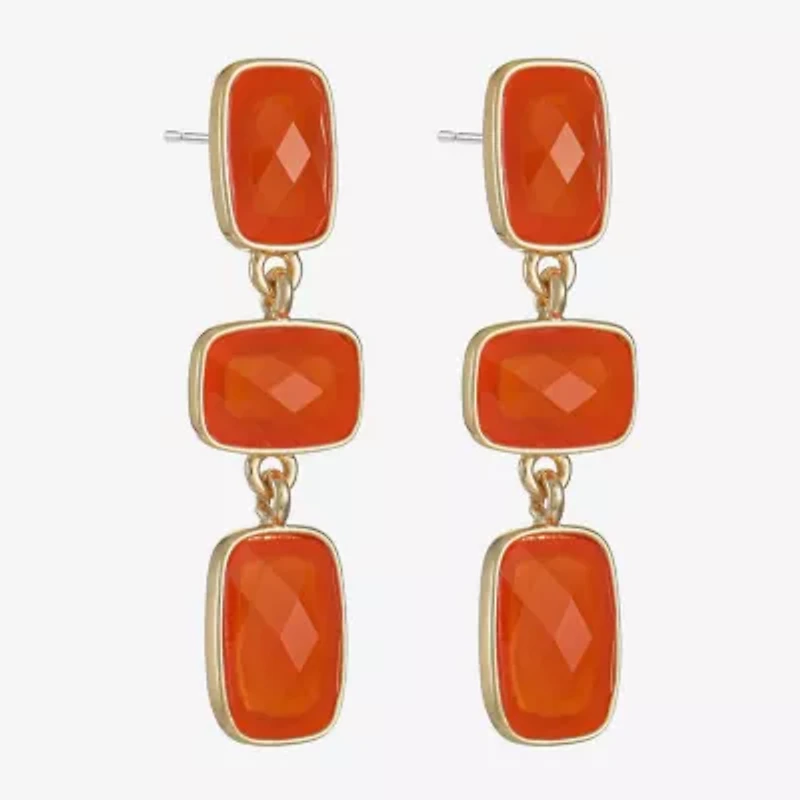 Liz Claiborne Womens Hypoallergenic Drop Earrings