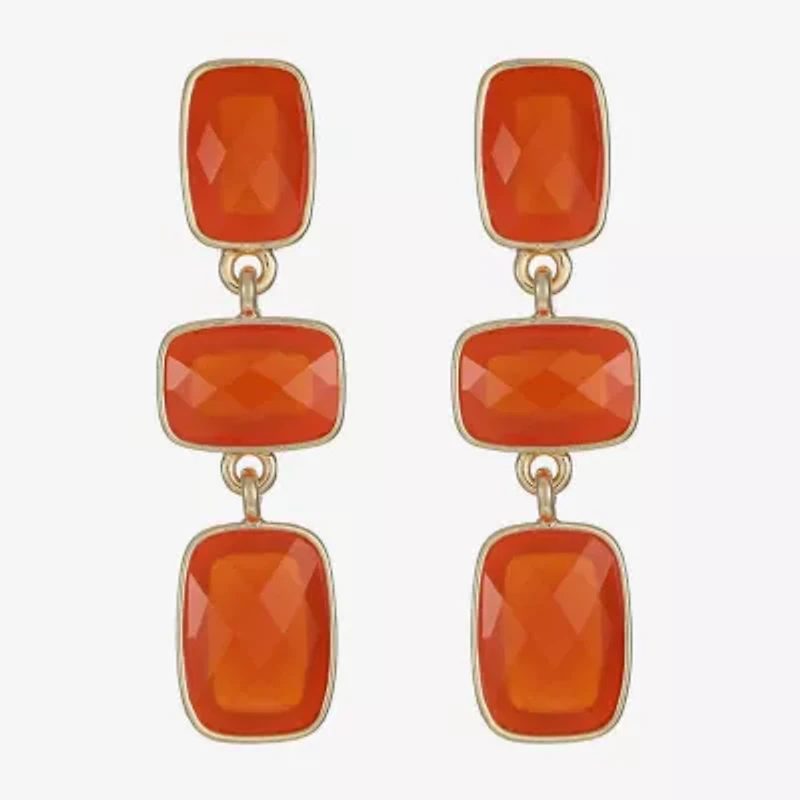 Liz Claiborne Womens Hypoallergenic Drop Earrings