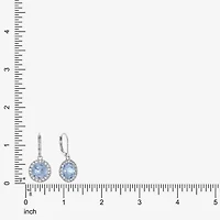 Monet Jewelry Womens Purple Glass Round Drop Earrings