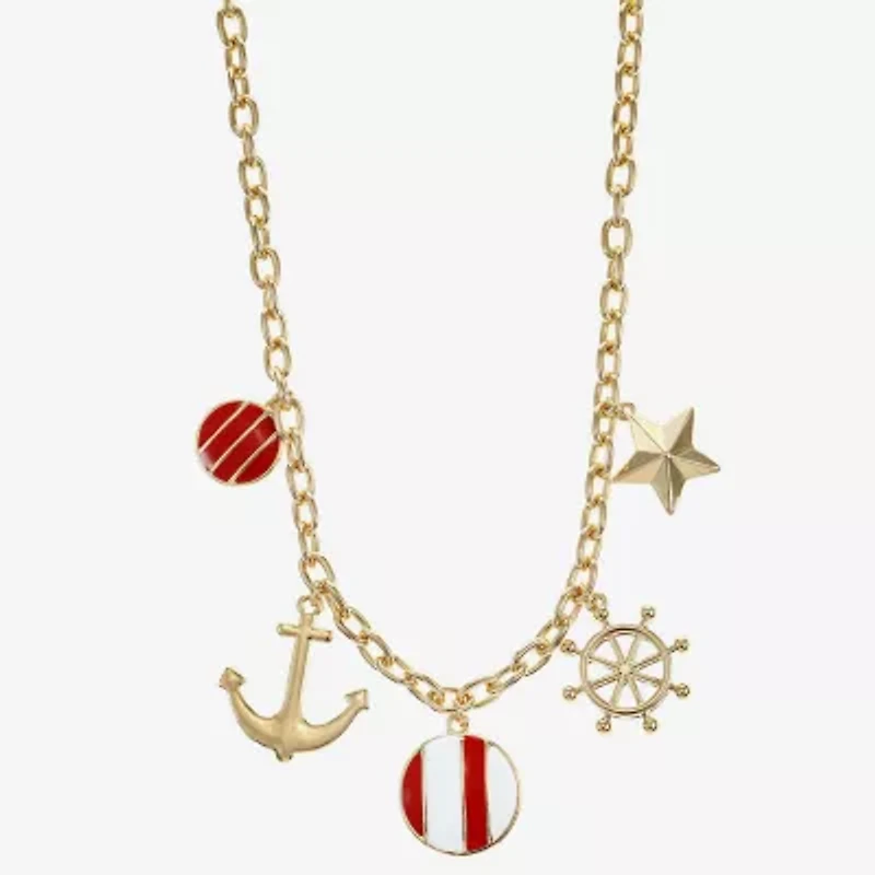 Liz Claiborne Womens 17 Inch Statement Necklace