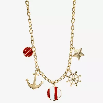 Liz Claiborne Womens 17 Inch Statement Necklace