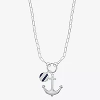 Liz Claiborne Womens 17 Inch Pendant Necklace