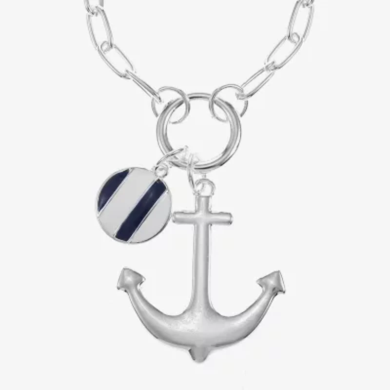 Liz Claiborne Womens 17 Inch Pendant Necklace