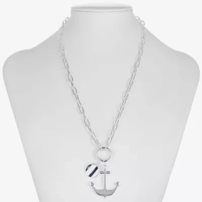 Liz Claiborne Womens 17 Inch Pendant Necklace