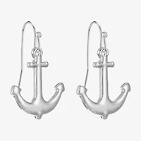 Liz Claiborne Womens Anchor Drop Earrings